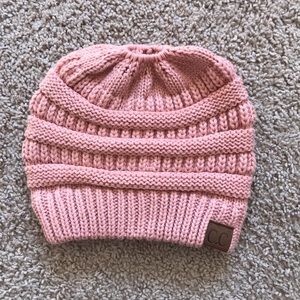 C.C Ponytail Winter Hat
